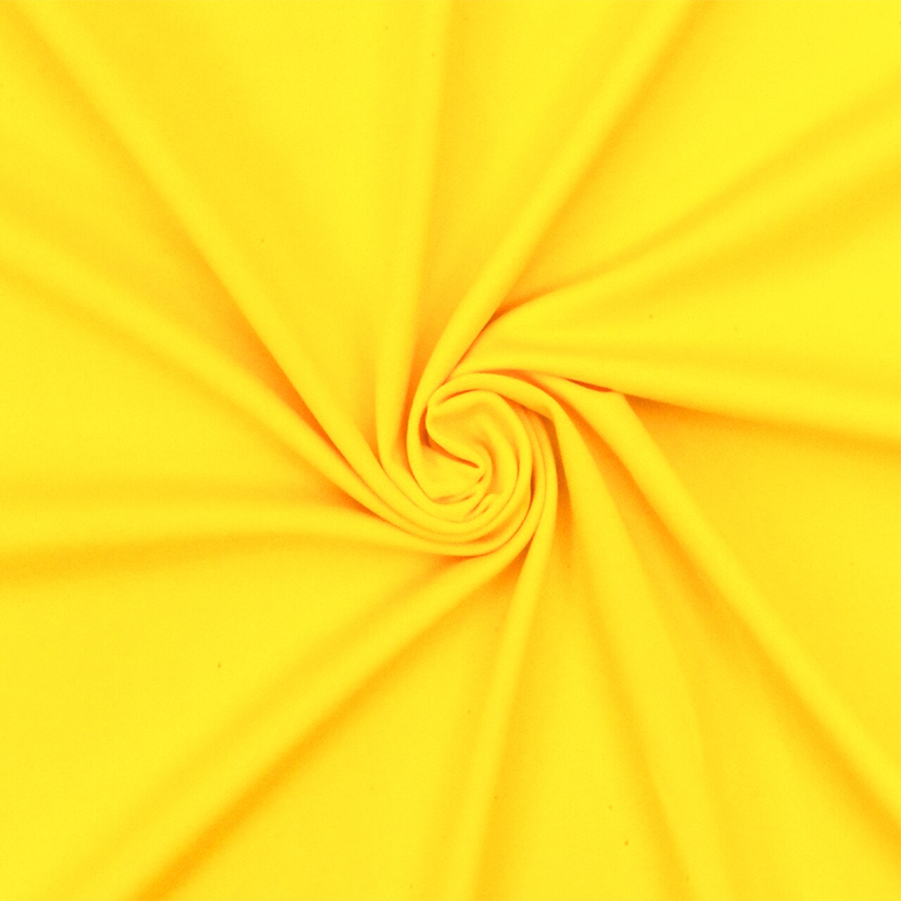 Super Yellow Famous Maker Solid Stretch Tricot Yoga Swimwear Knit Fabric By the Yard